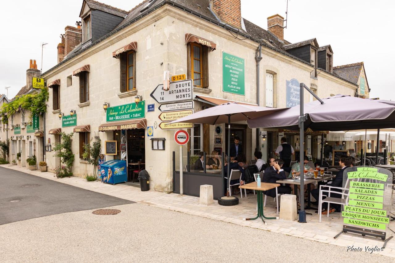 Logis Auberge Le Colombien - Hotel Et Restaurant Villandry Exterior foto