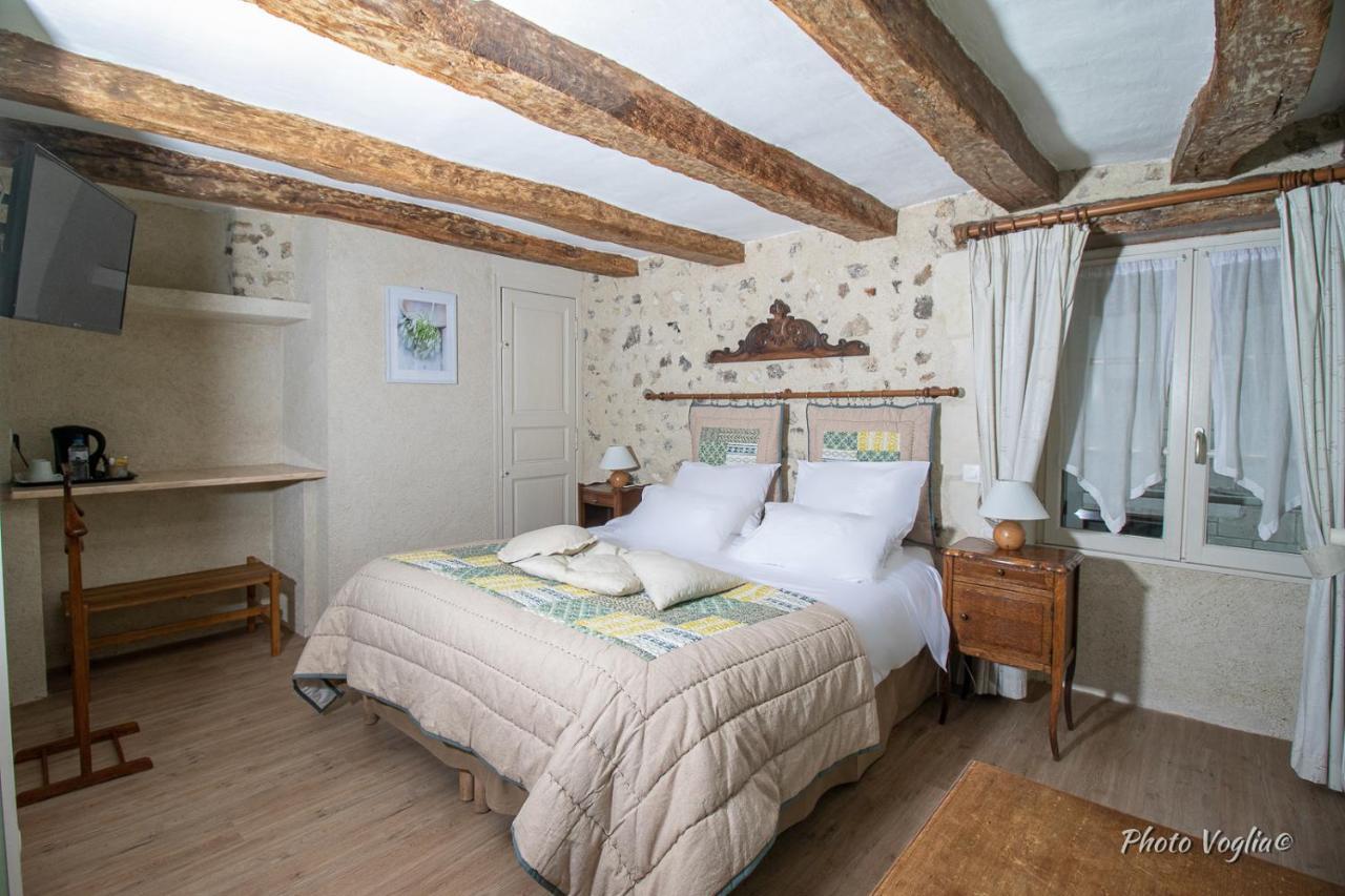 Logis Auberge Le Colombien - Hotel Et Restaurant Villandry Exterior foto